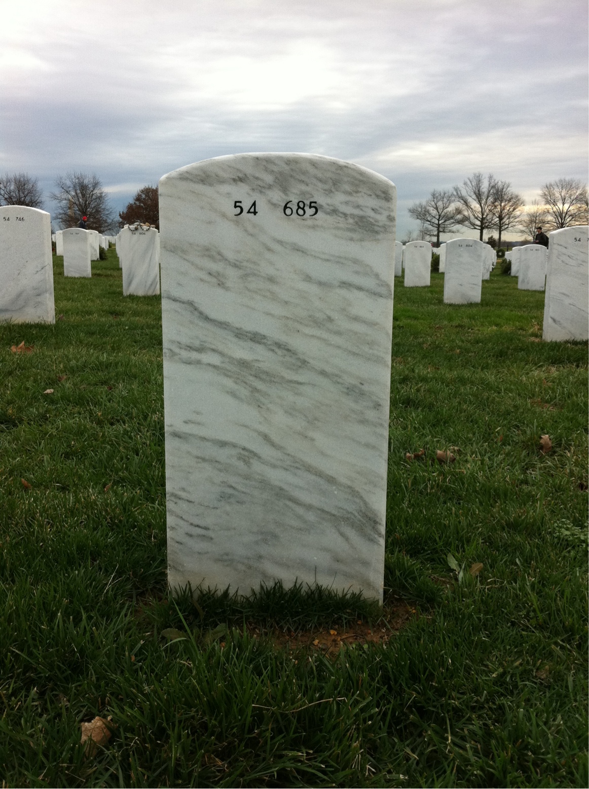 Back of headstone — Grover Wyche