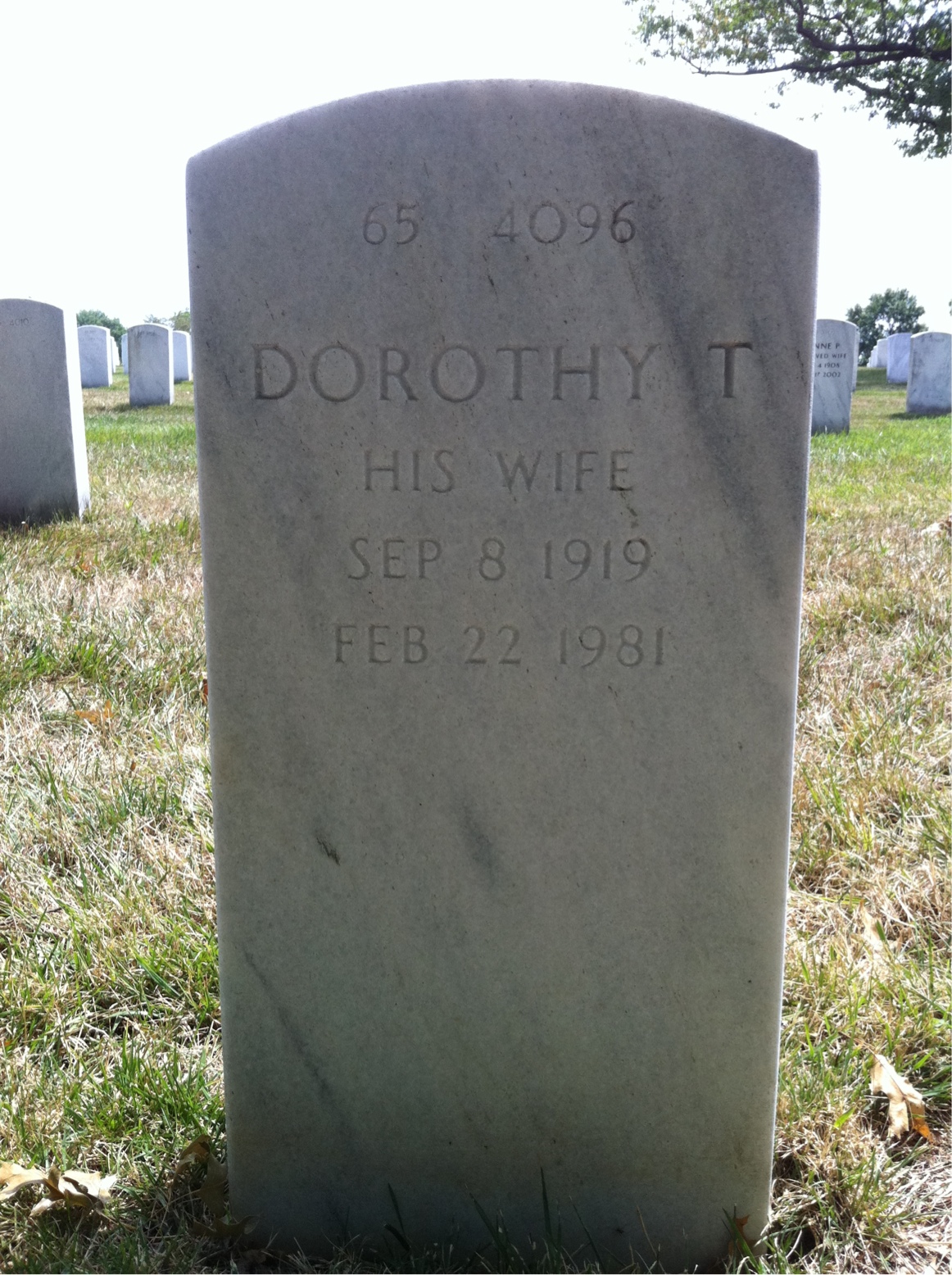 Back of headstone — Philip Vogel