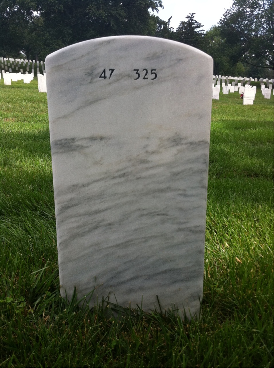 Back of headstone — Leonard Williams