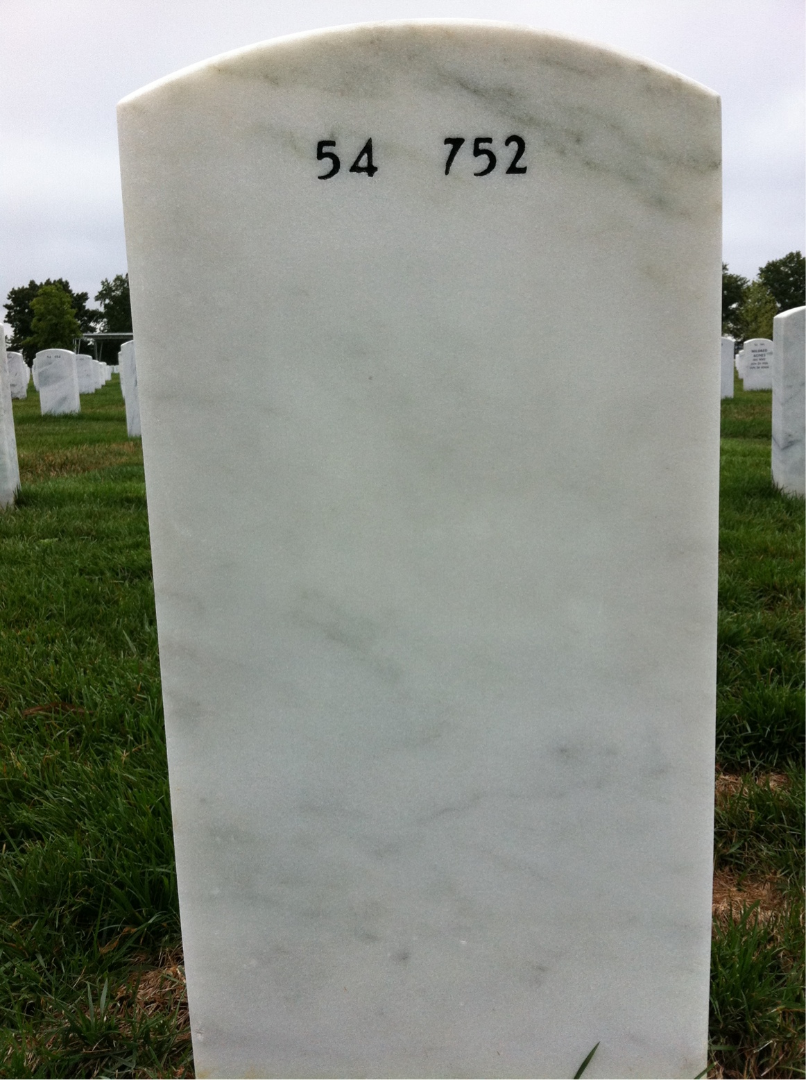 Back of headstone — Katherine Macphee
