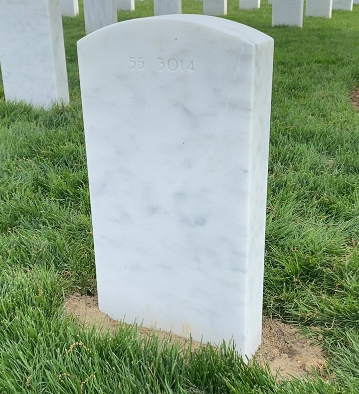 Back of headstone — Scott R Halliburton