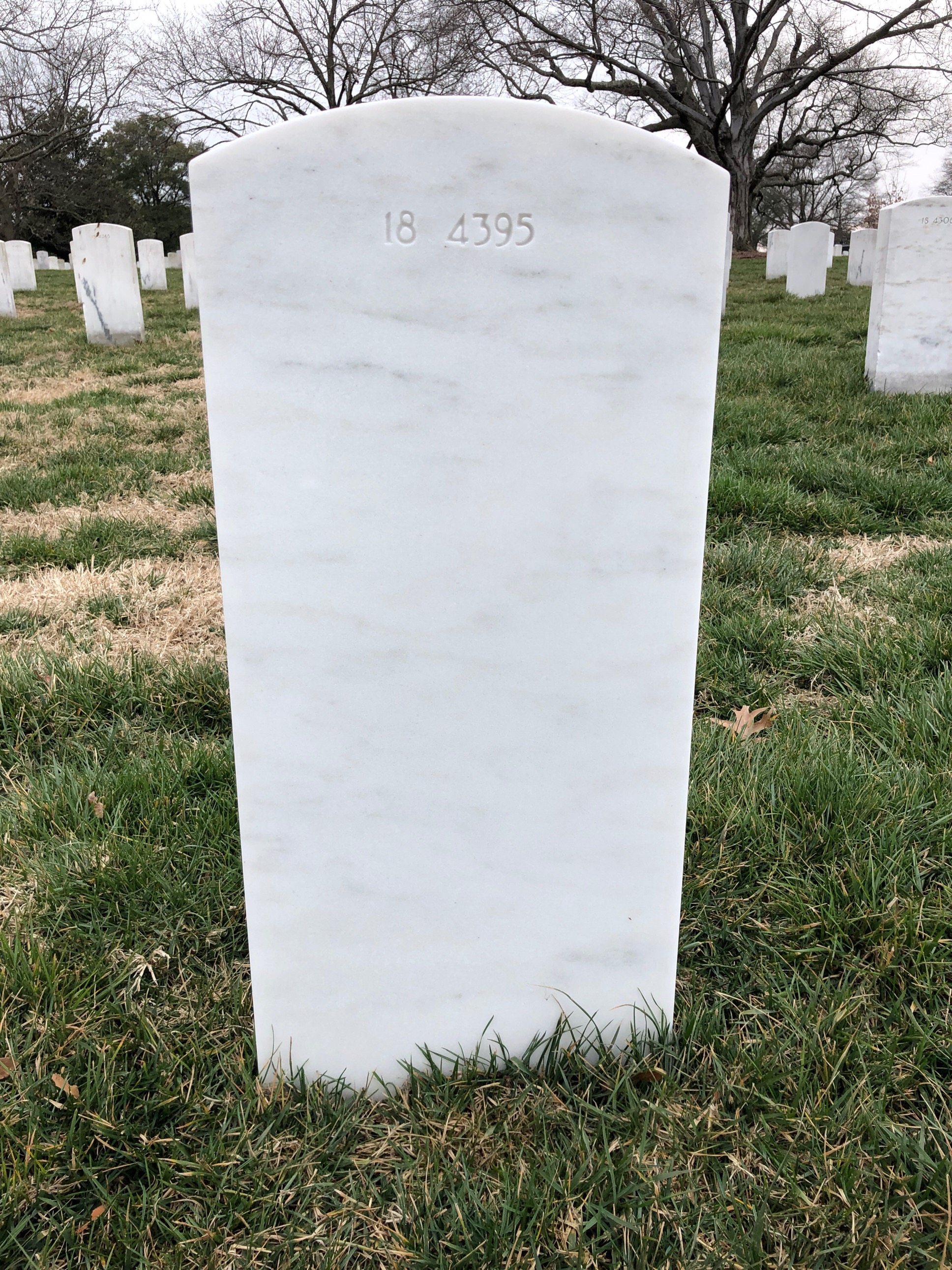 Back of headstone — Charles Ackerman