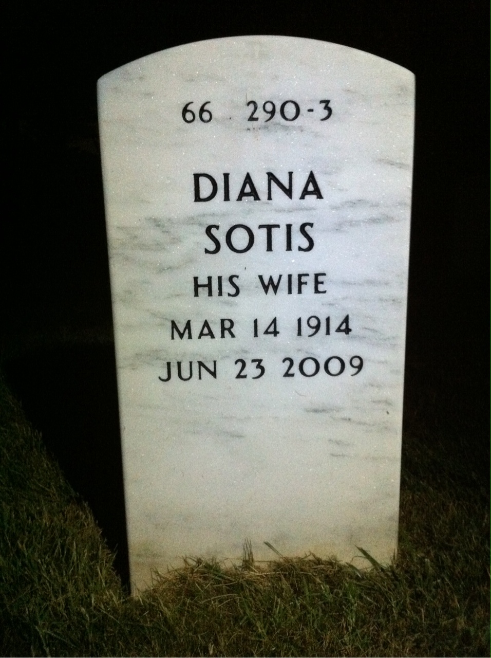 Back of headstone — Robert Wagner