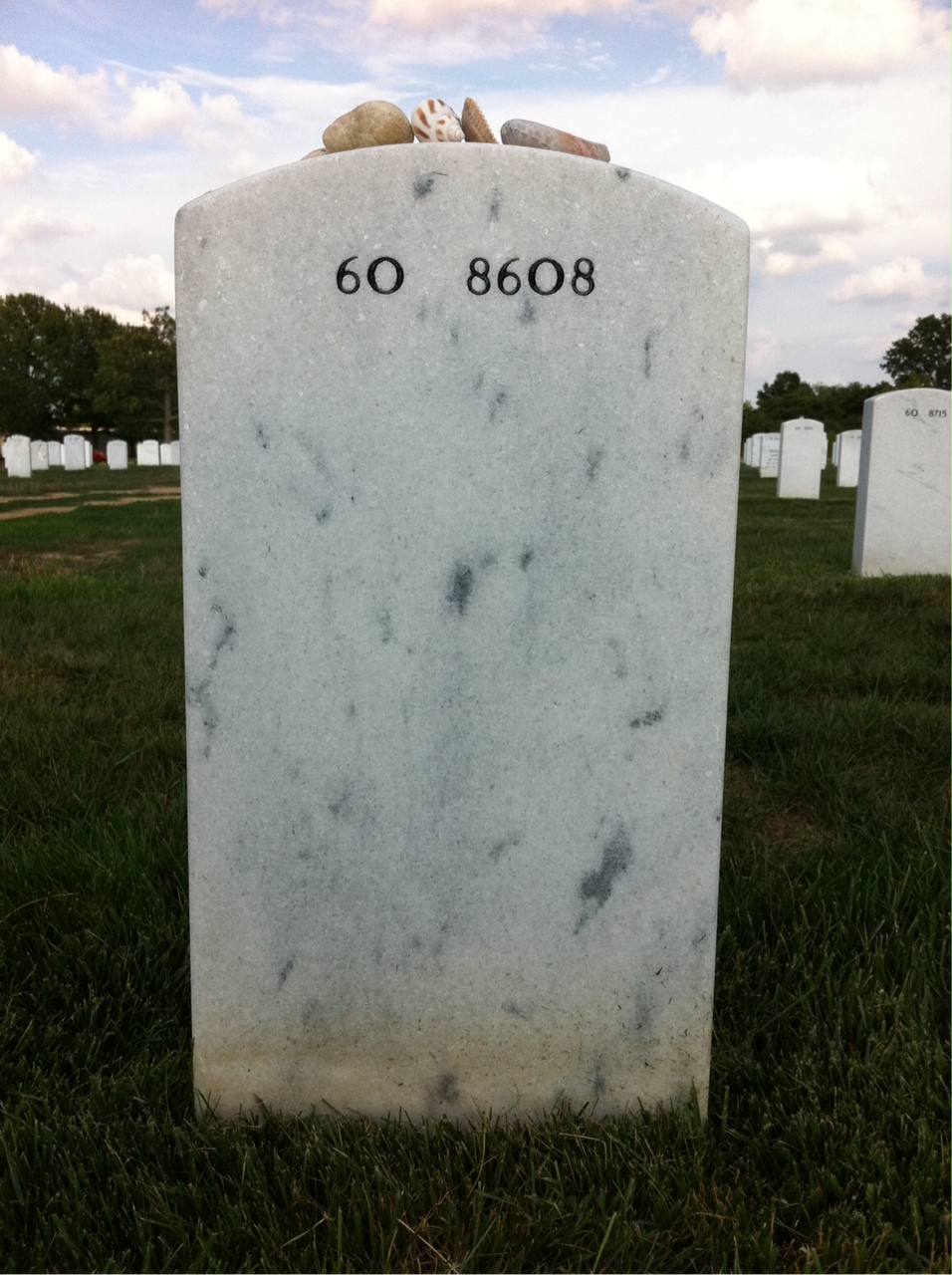 Back of headstone — Sean Mocabee