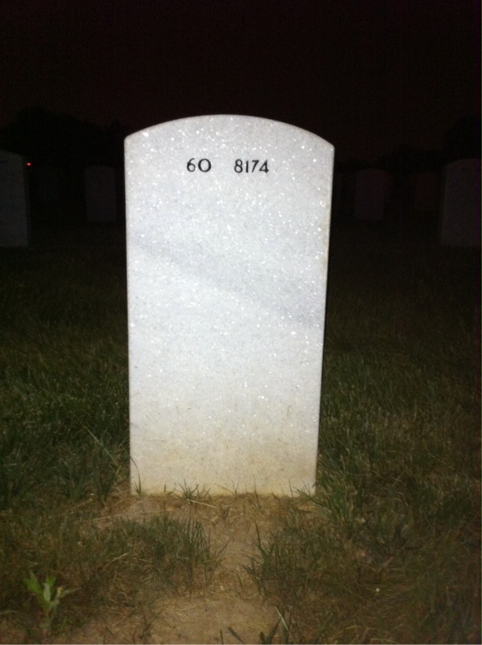 Back of headstone — Clarence Corley