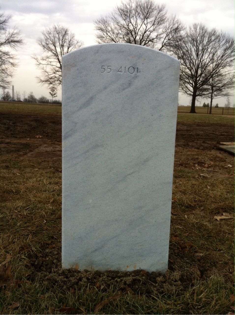 Back of headstone — Cheryl Montgomery-Harris