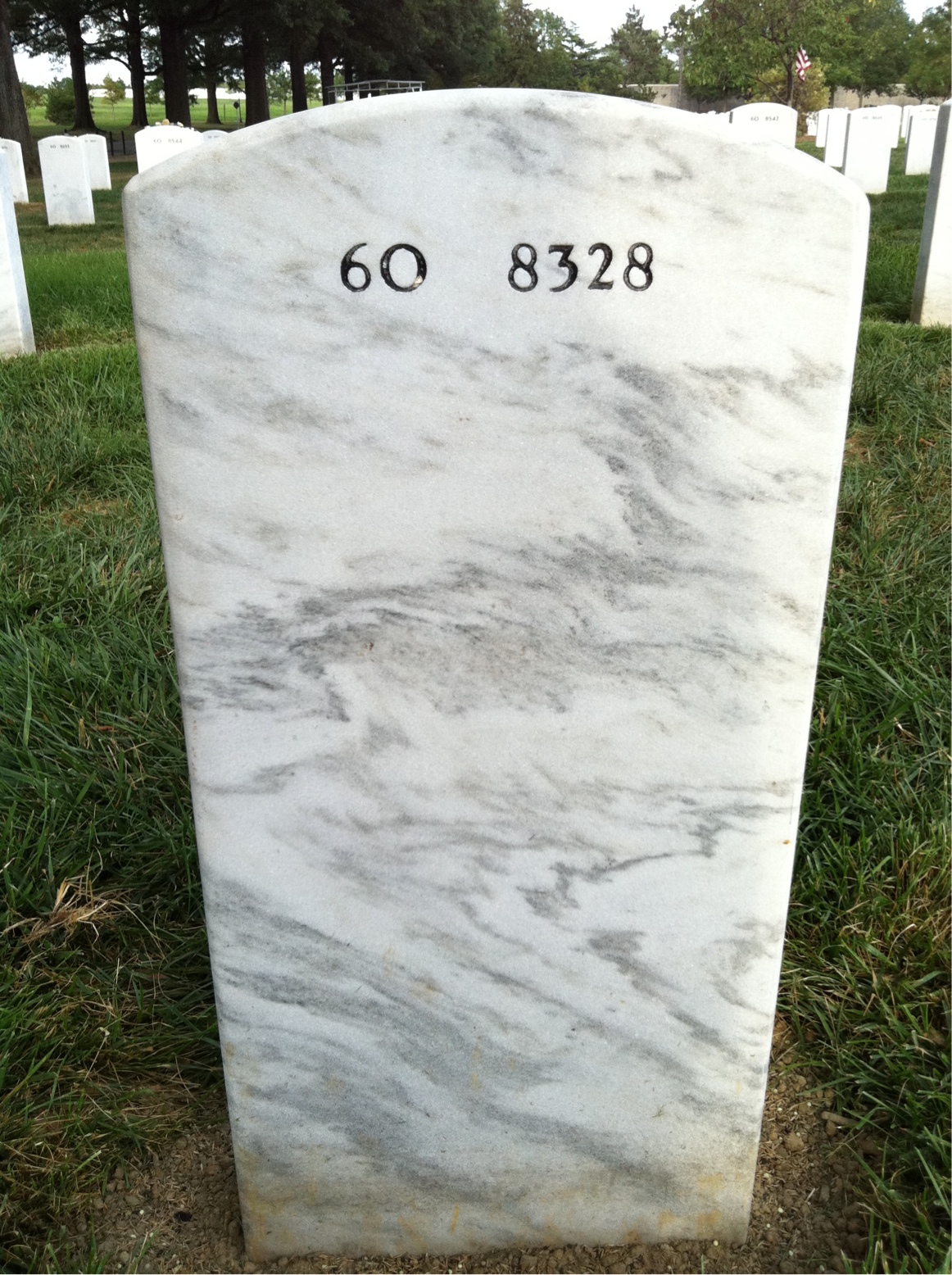 Back of headstone — Brian Letendre