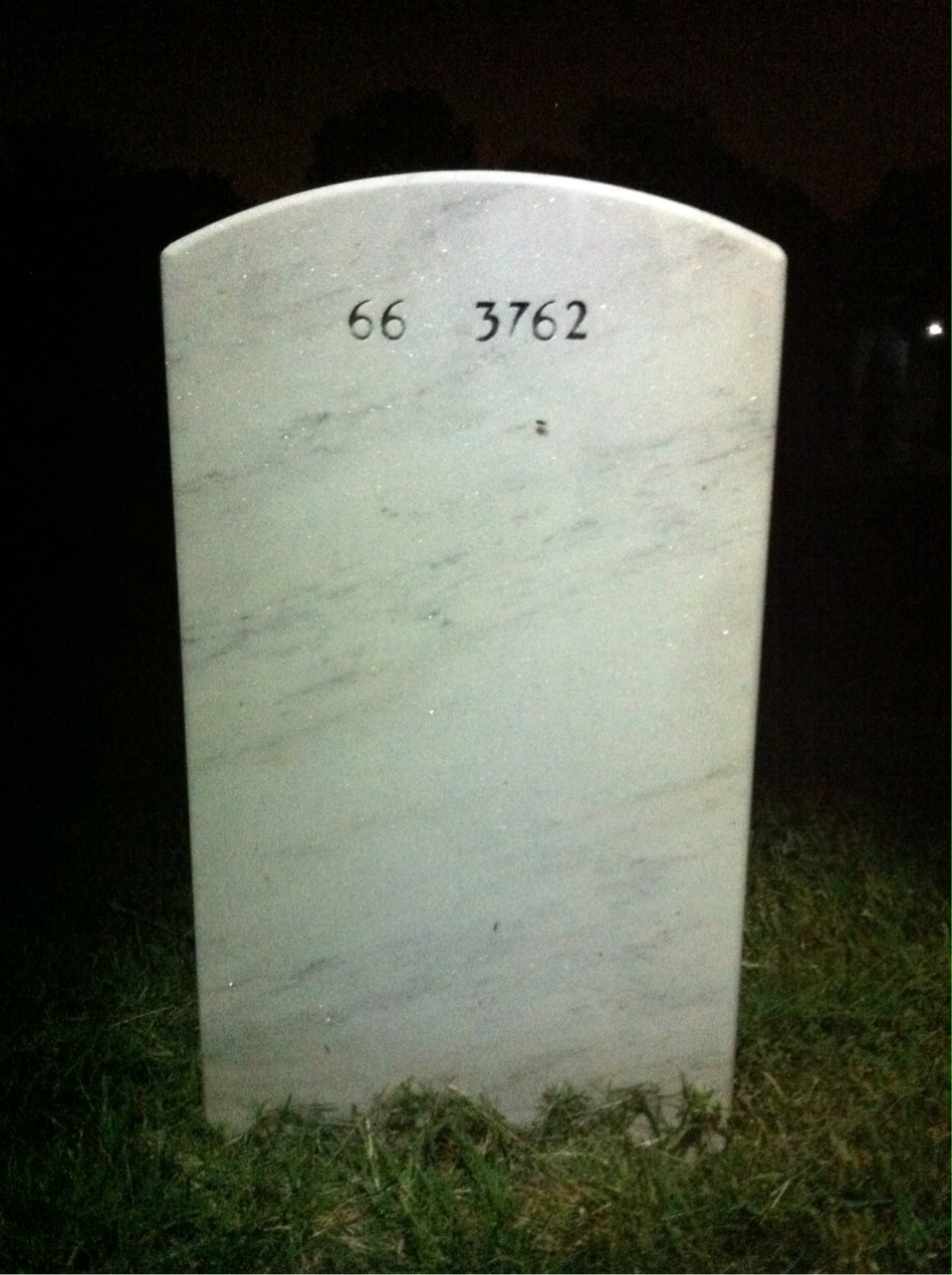 Back of headstone — Walter Girstantas