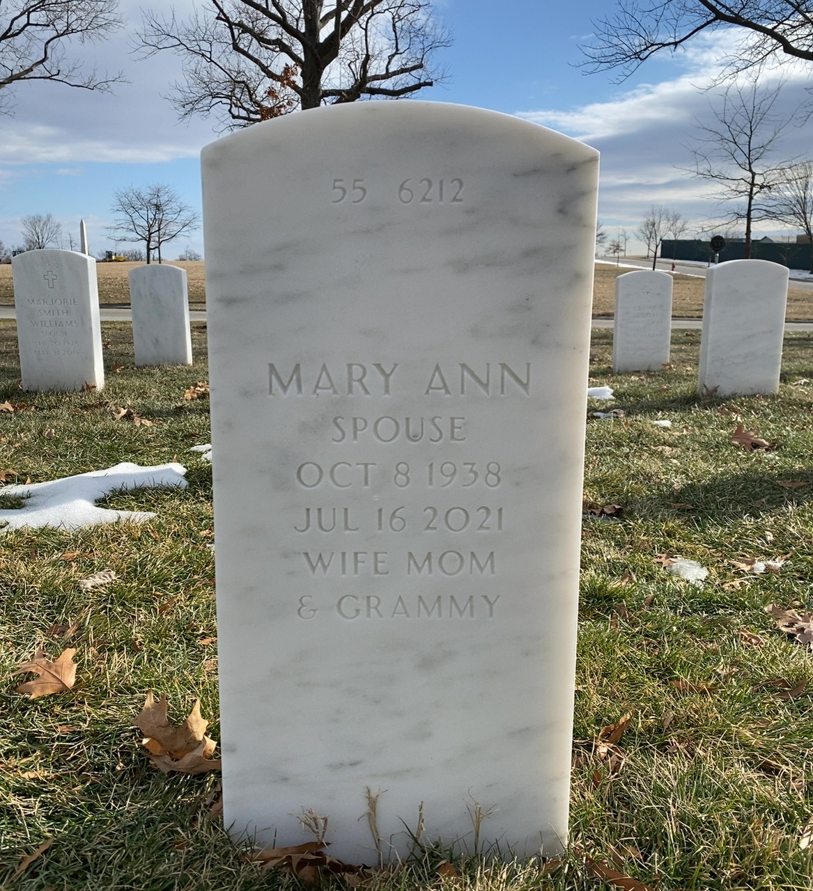 Back of headstone — Adrian Ashley