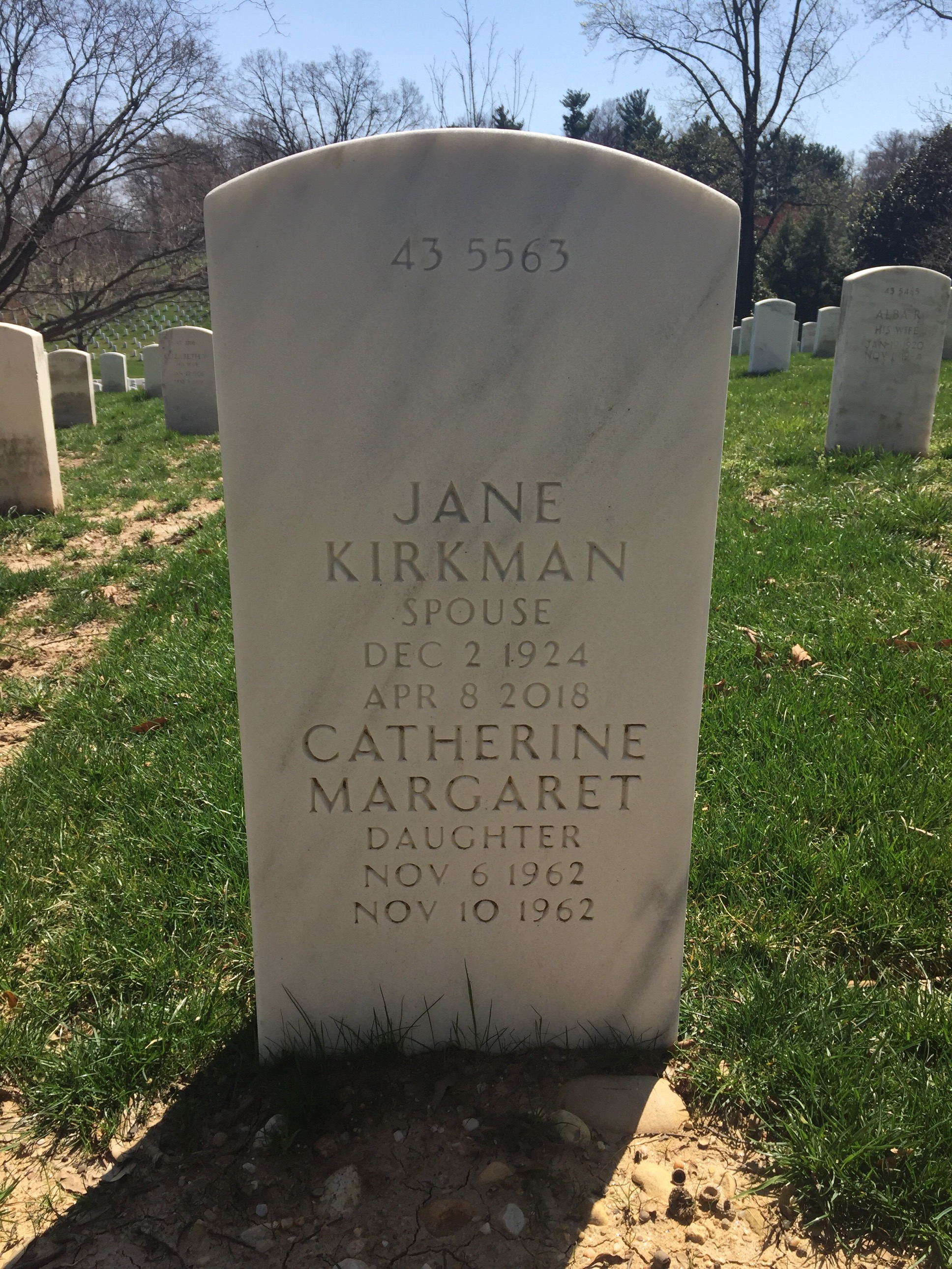 Back of headstone — Donald Peyton