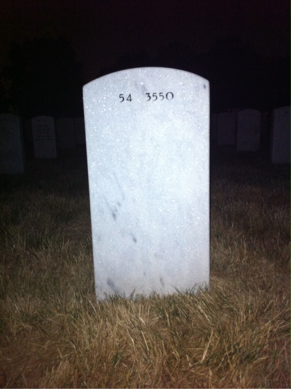 Back of headstone — Charles Butler