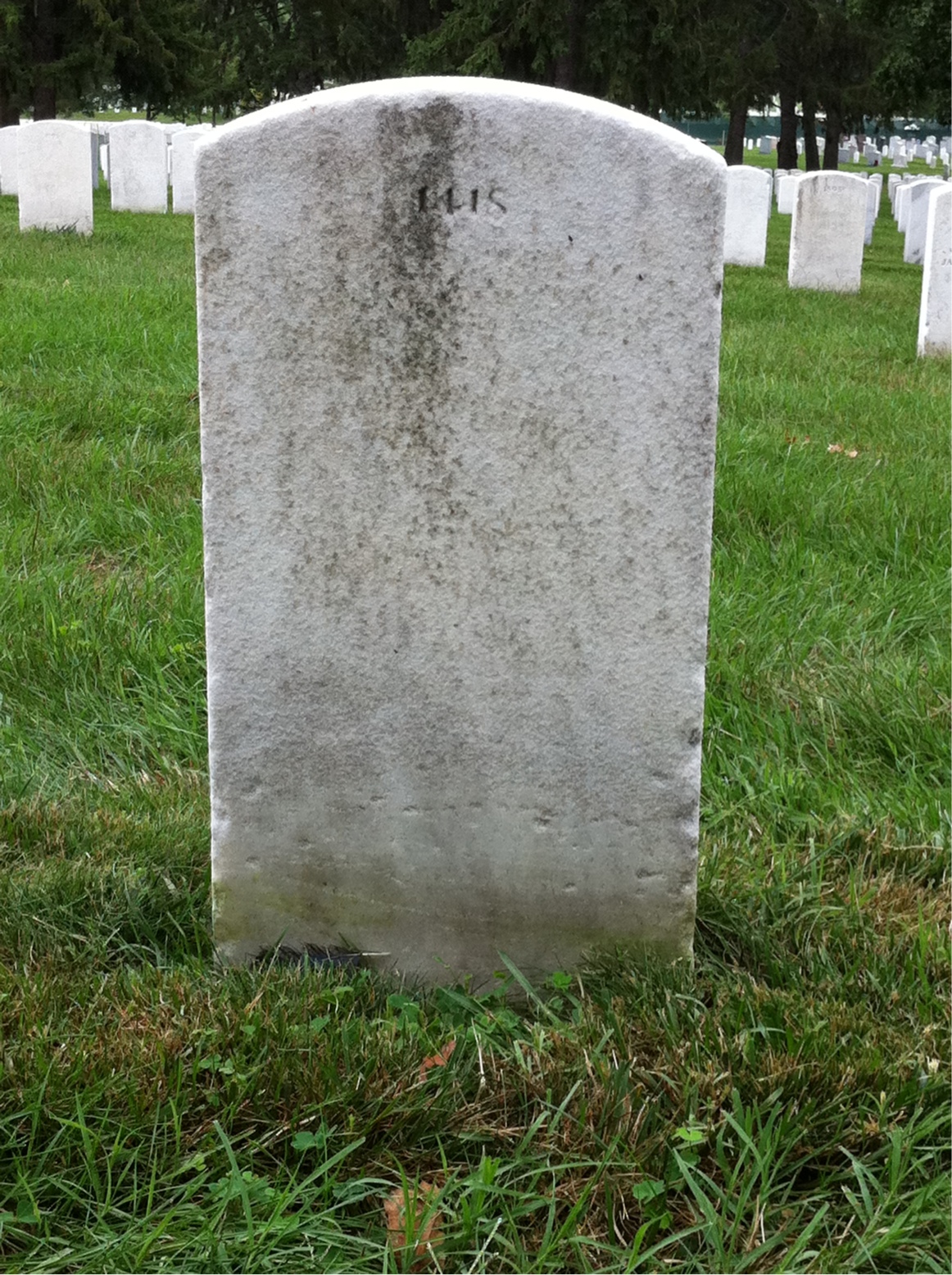 Back of headstone — Thomas Murrayos