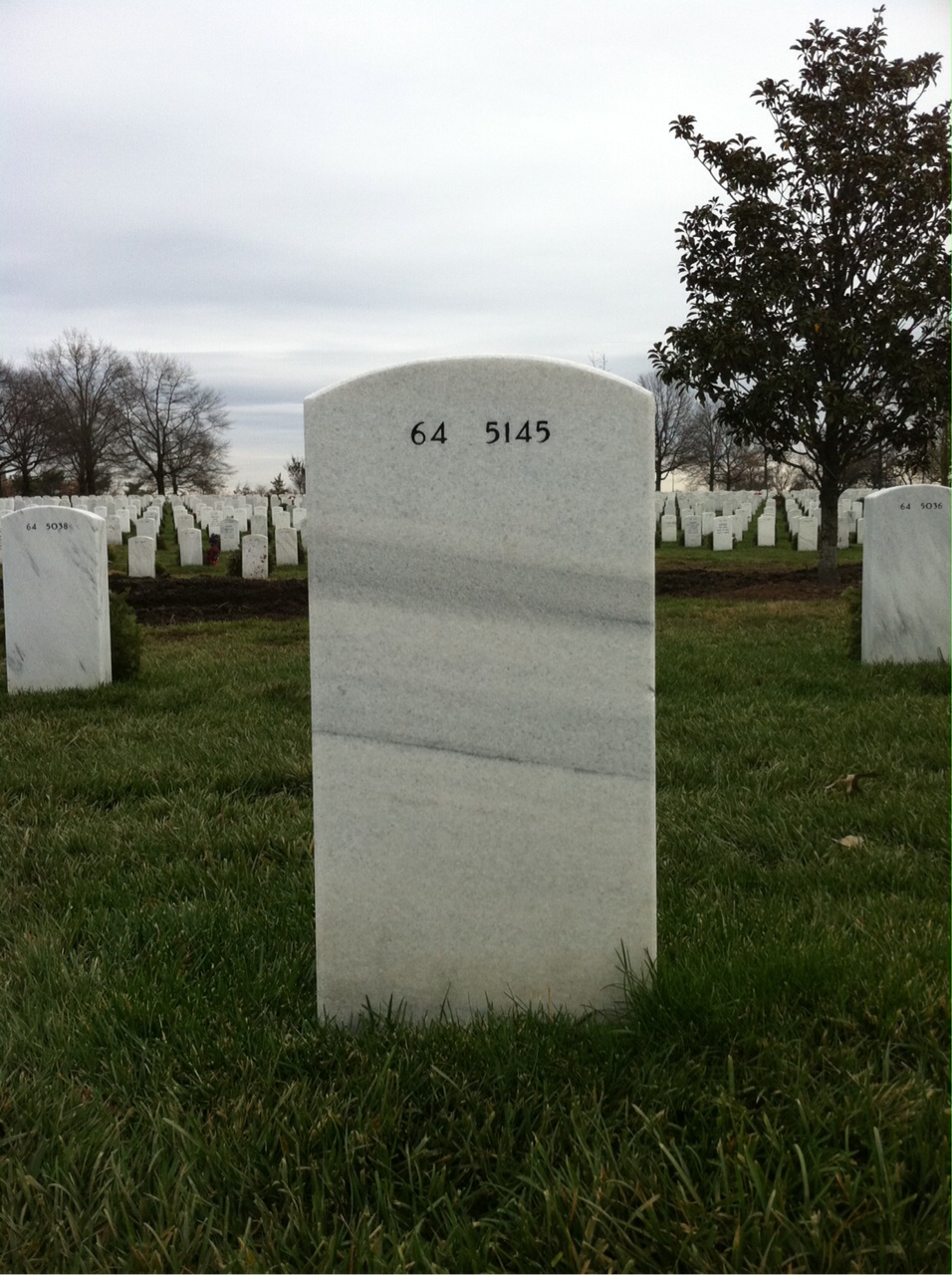 Back of headstone — Allen Head