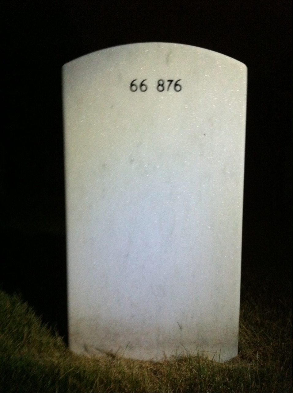 Back of headstone — Eldon Johnson