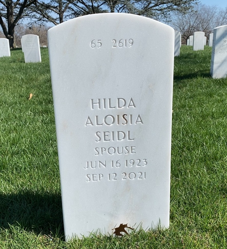 Back of headstone — George Mckay