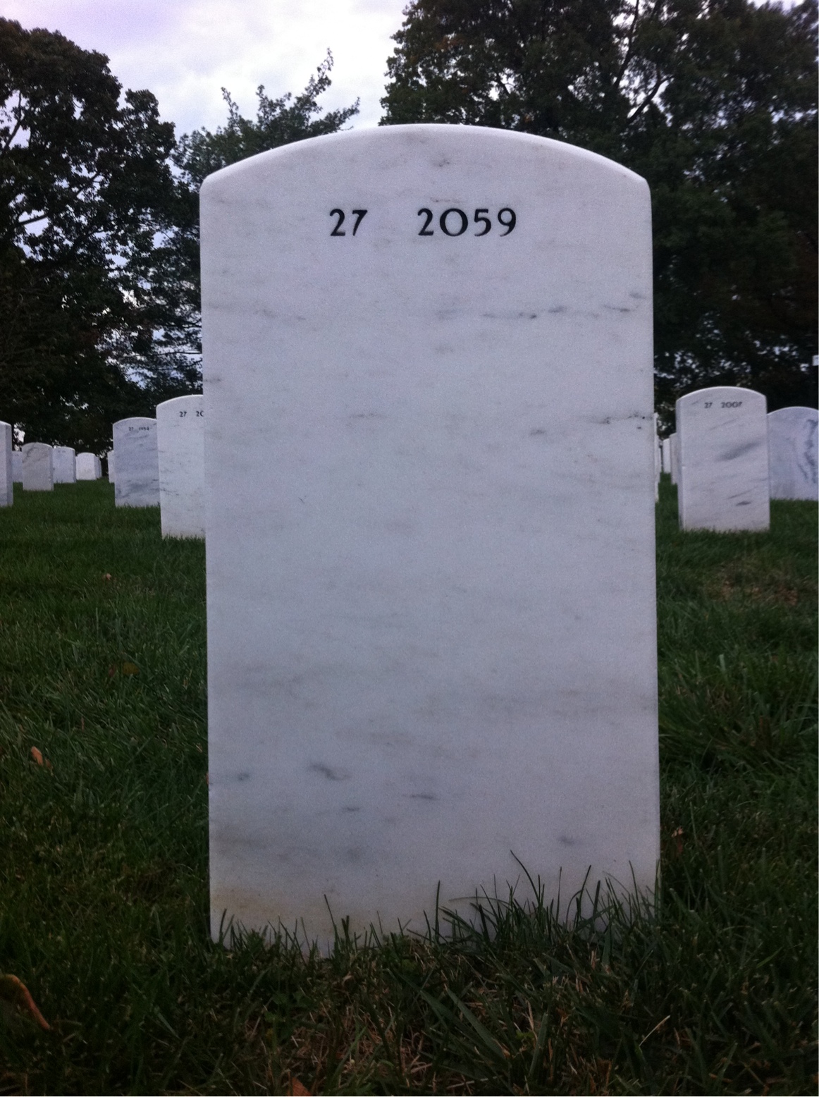 Back of headstone — Matilda Baden