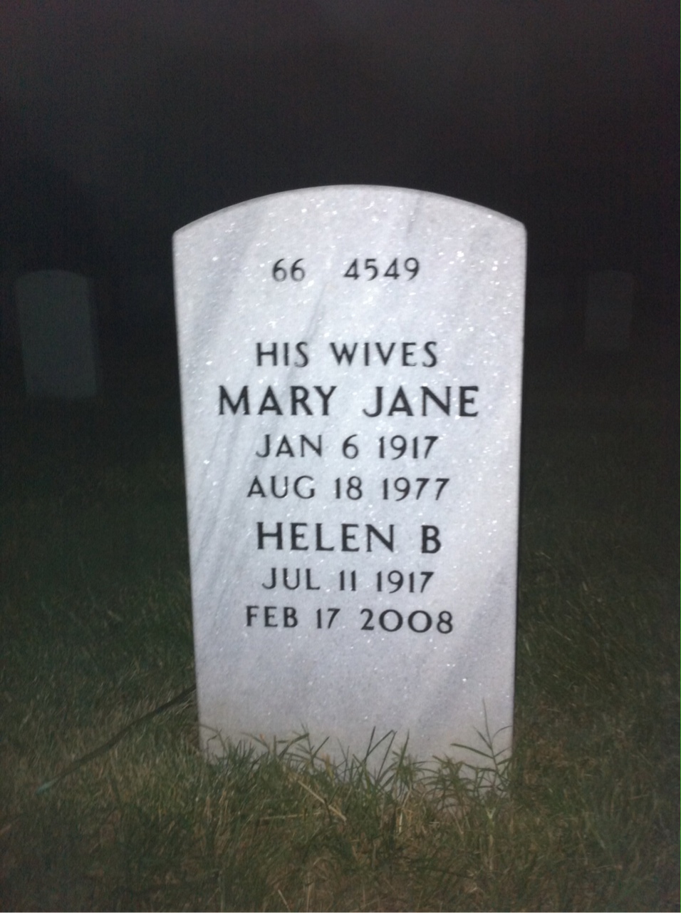Back of headstone — William Schmidt