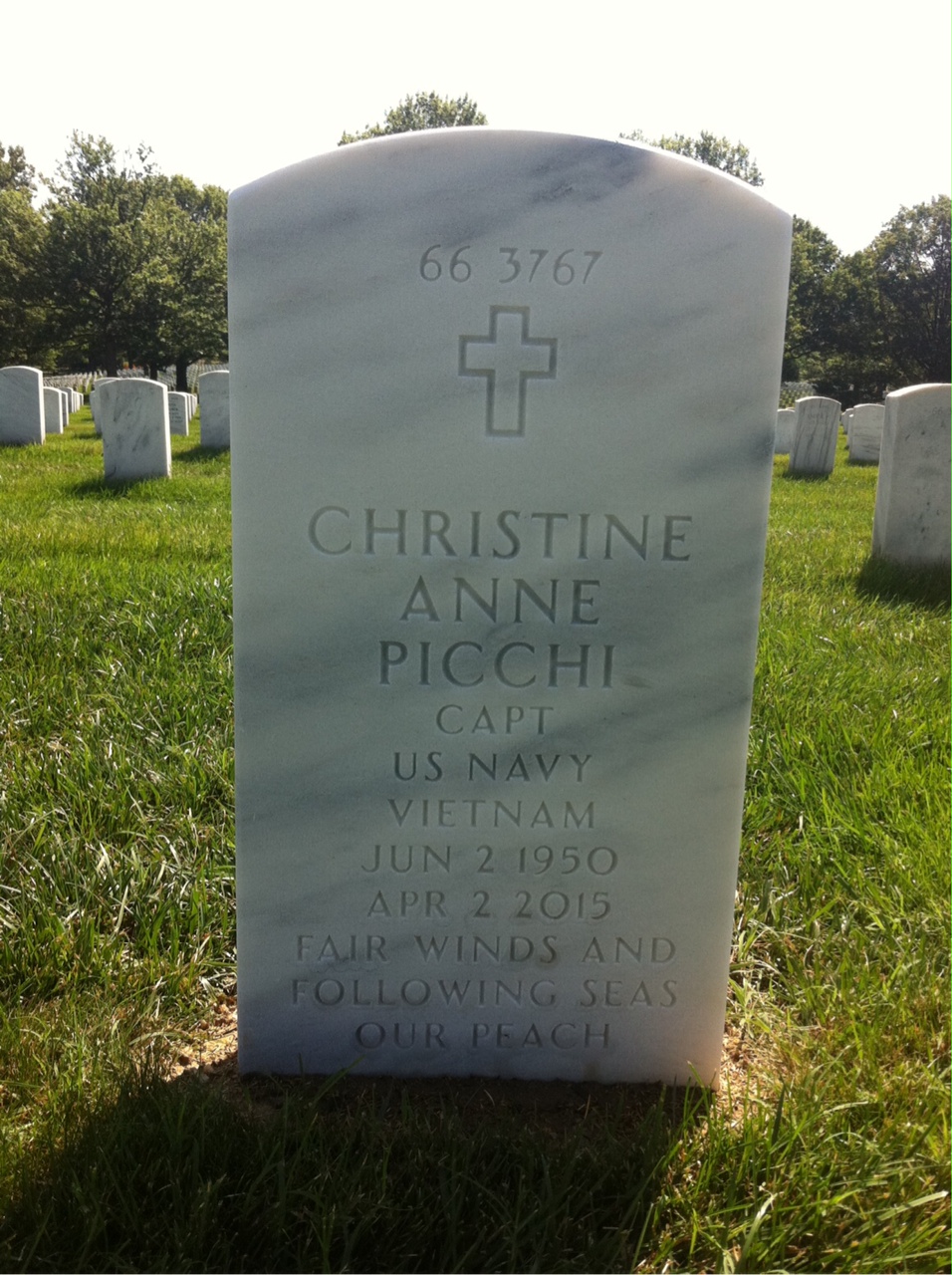Back of headstone — Roger Lerseth