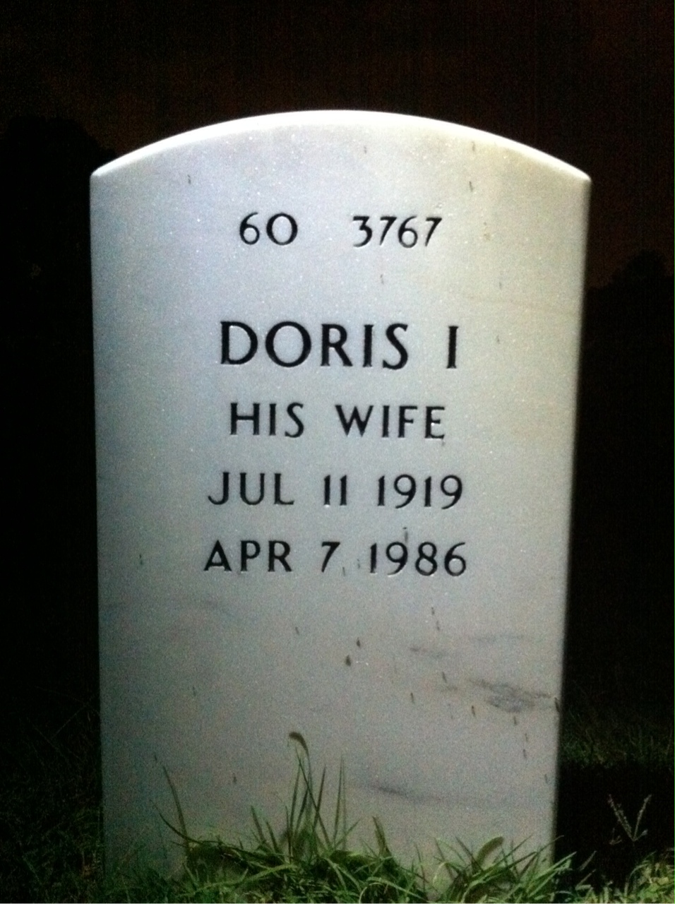Back of headstone — Robert Dobson
