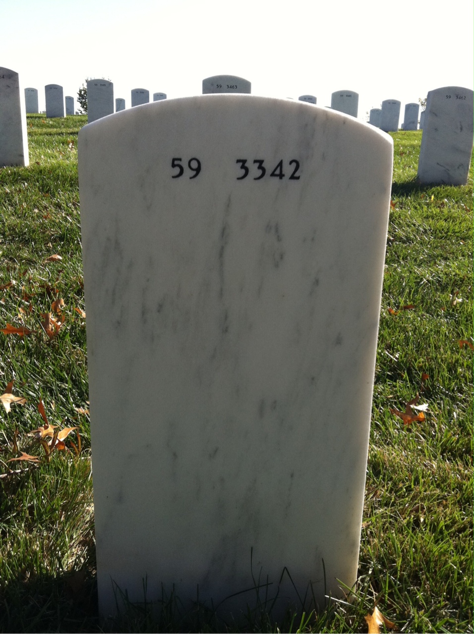 Back of headstone — Charles Kepreades