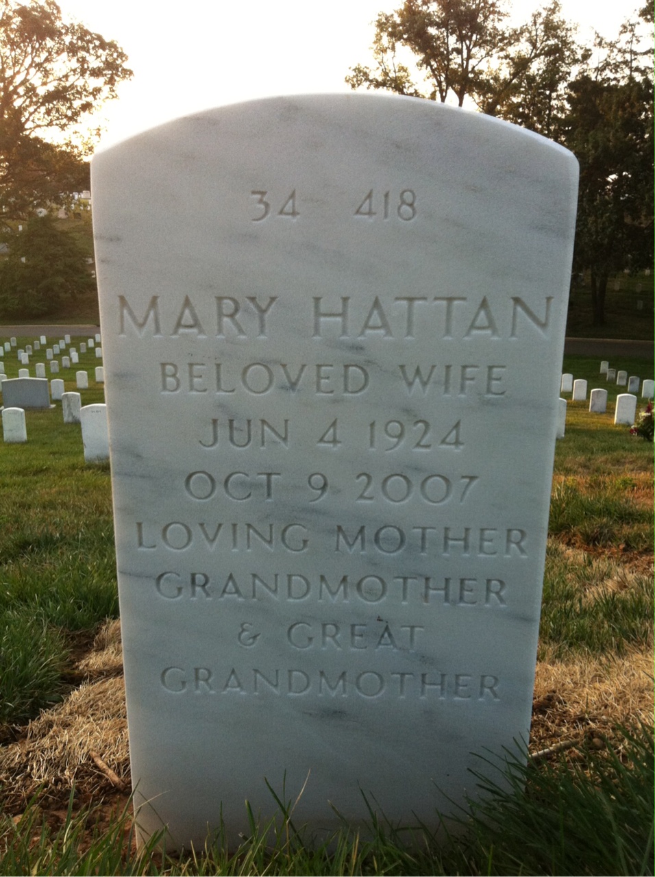 Back of headstone — Francis Reed