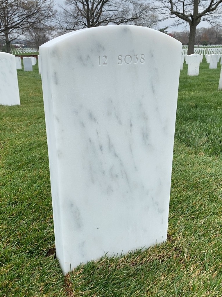 Back of headstone — Tofie M Owen