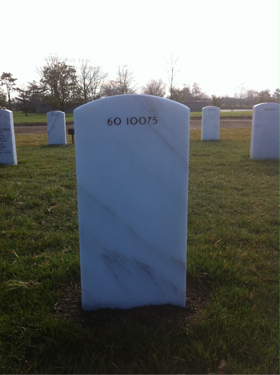 Back of headstone — Andrew Muhs