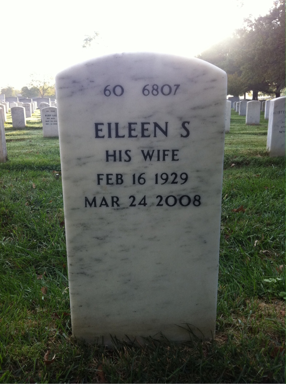 Back of headstone — John Evans