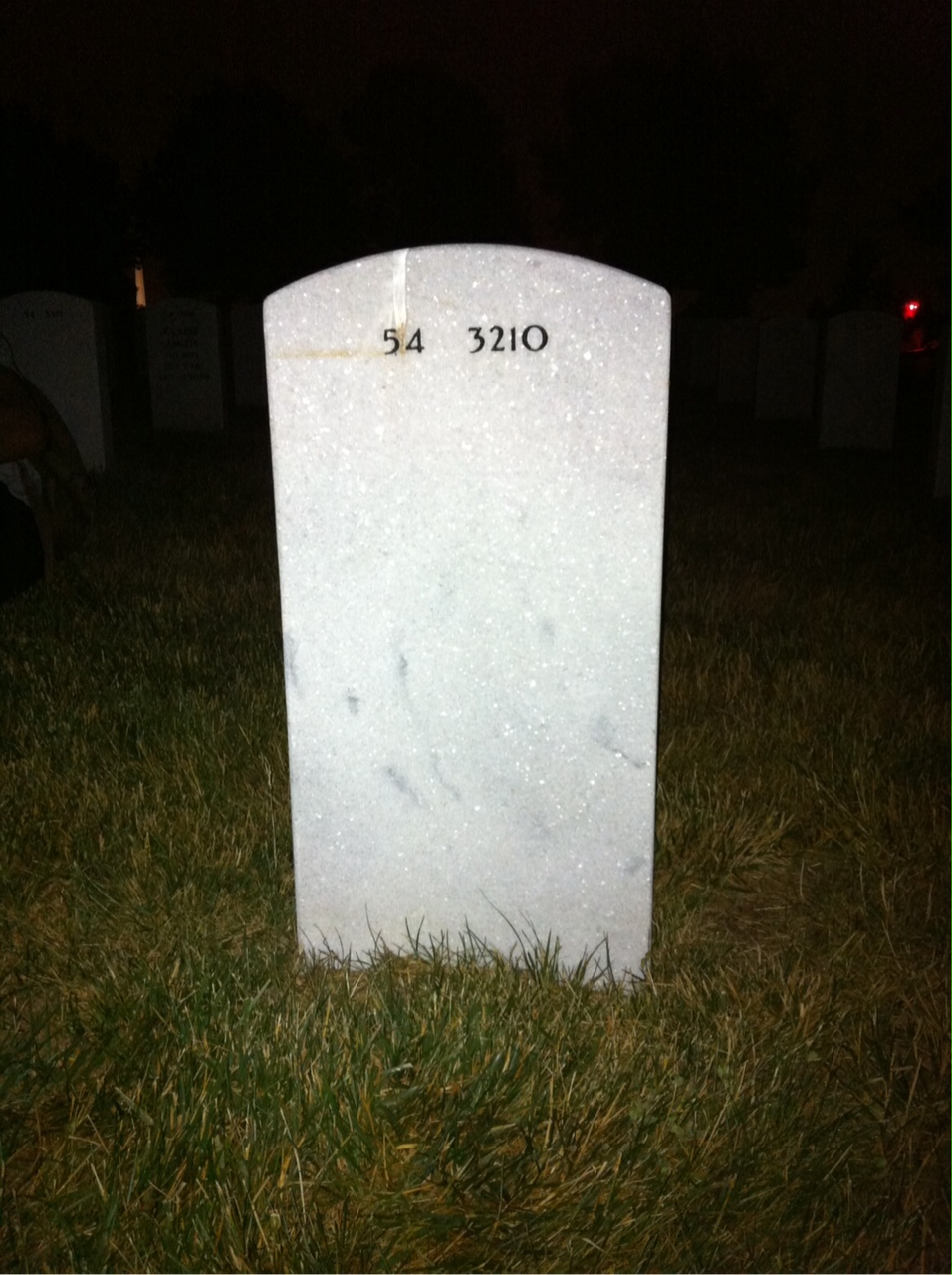 Back of headstone — Raymond Zoch