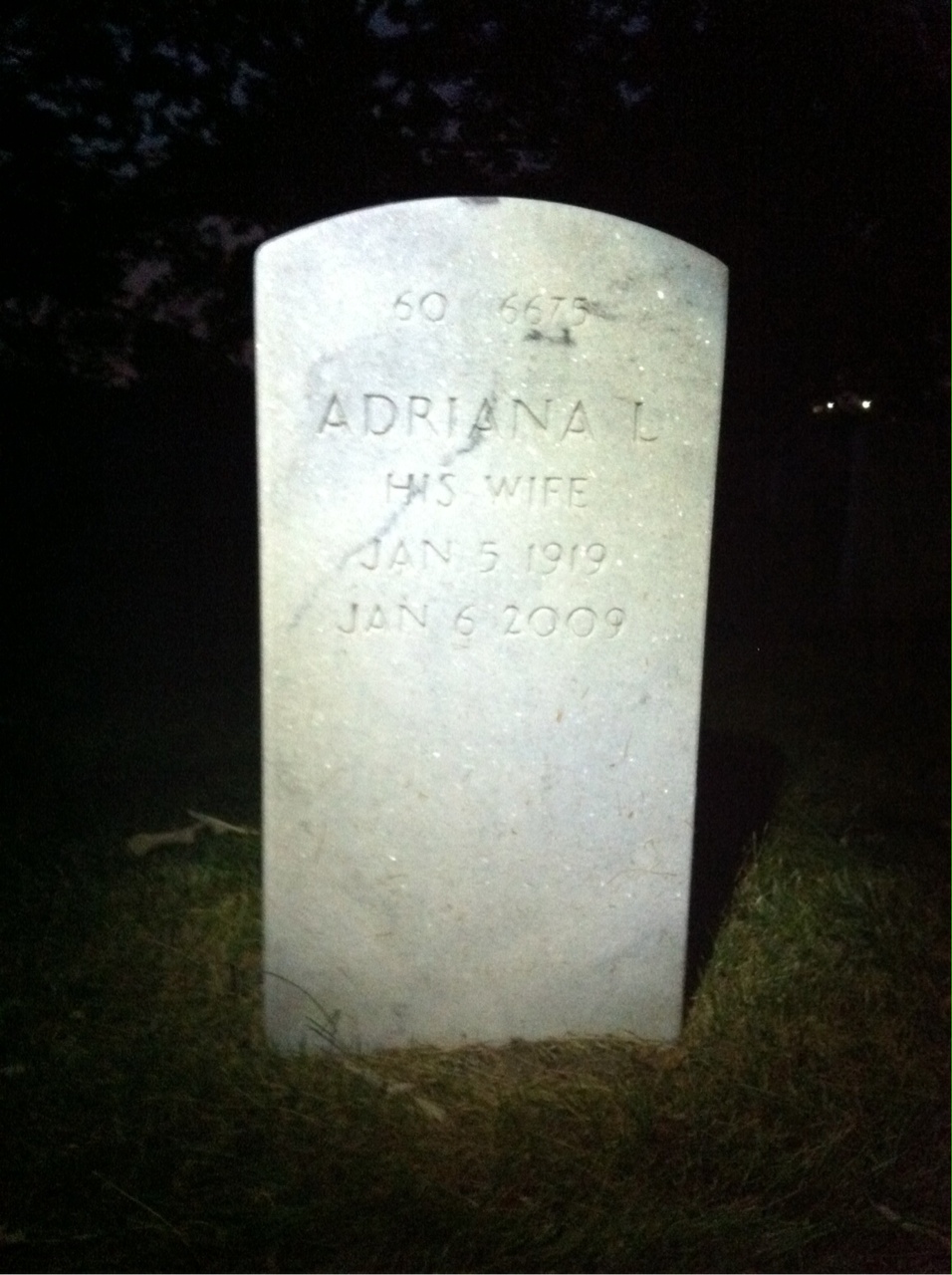 Back of headstone — William Stagg