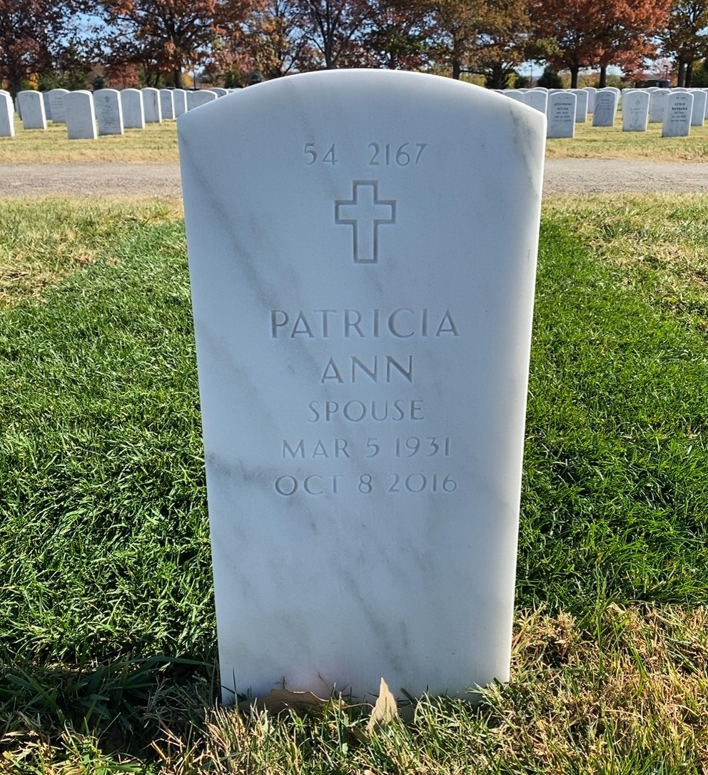 Back of headstone — Thomas Anderson