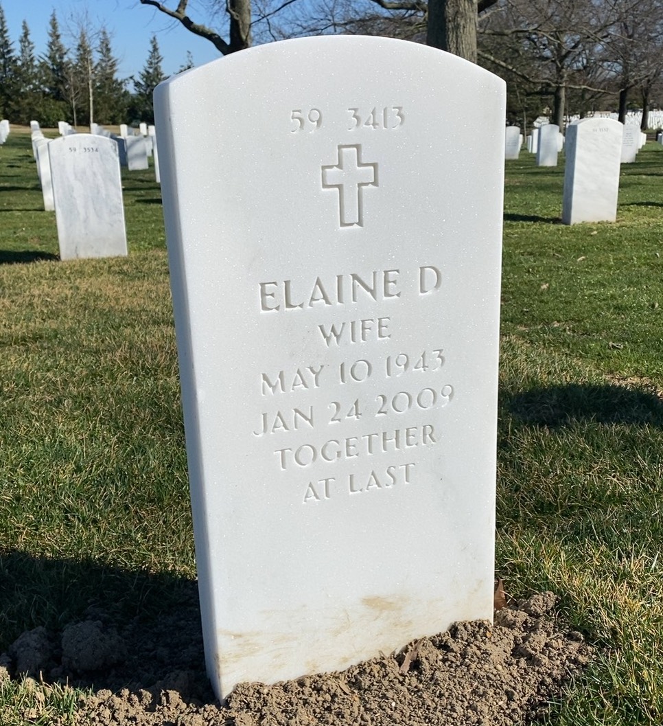 Back of headstone — Waymen Reaves