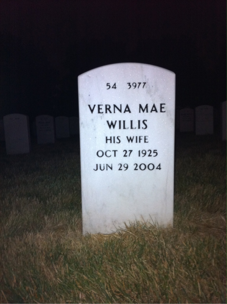Back of headstone — Robert Kemter