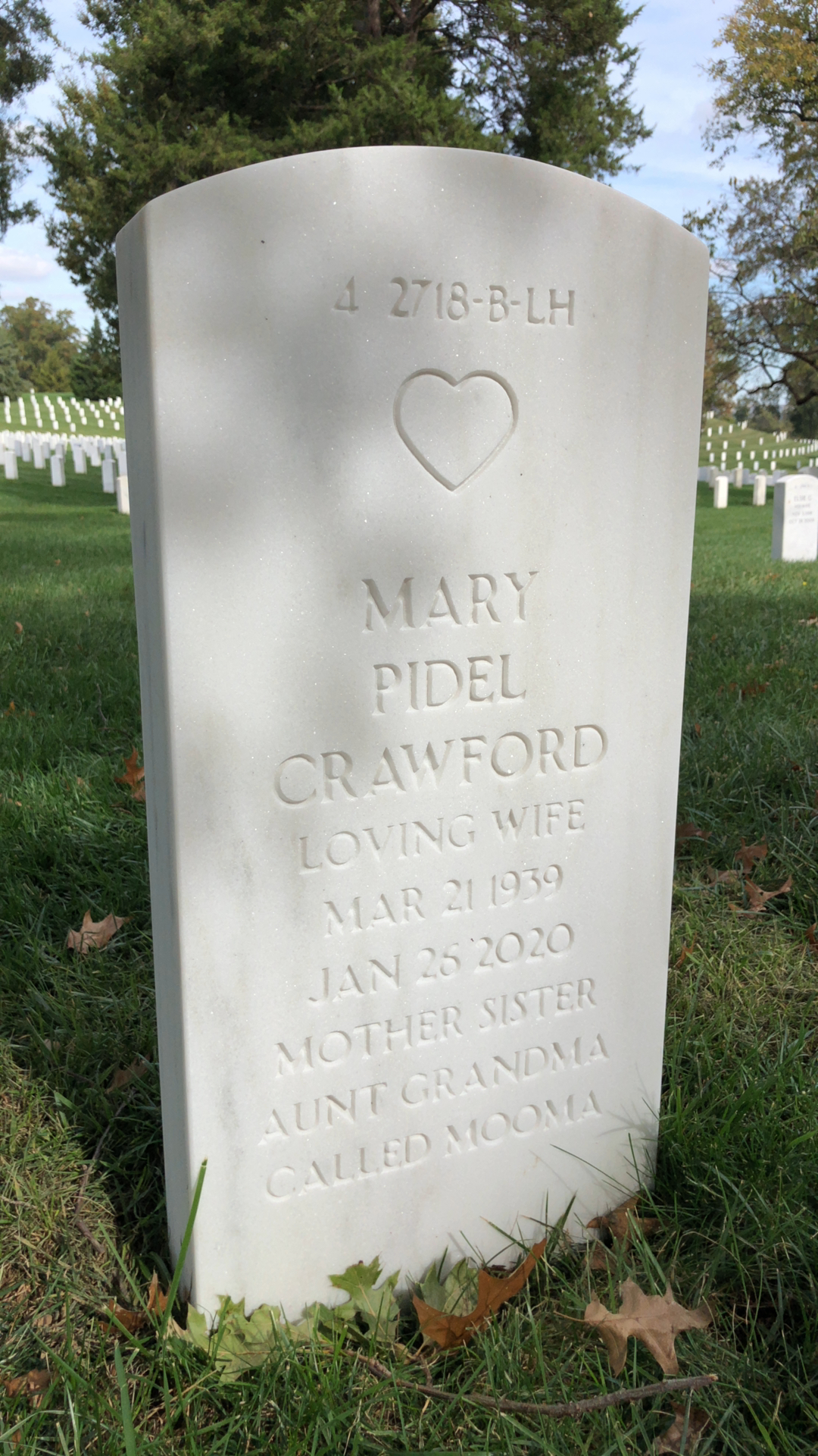 Headstone of John Calvin Crawford