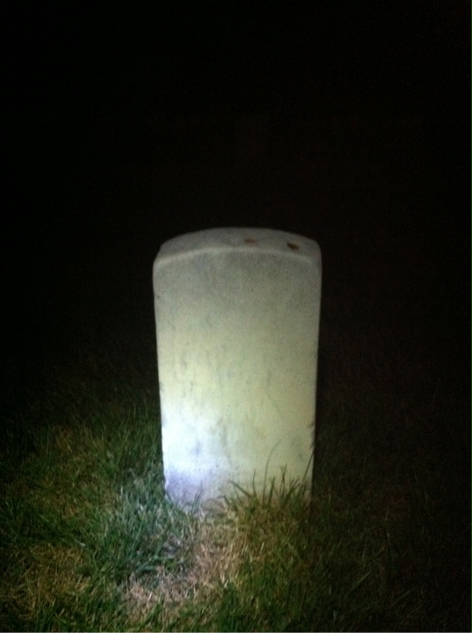 Back of headstone — Louis Arrar