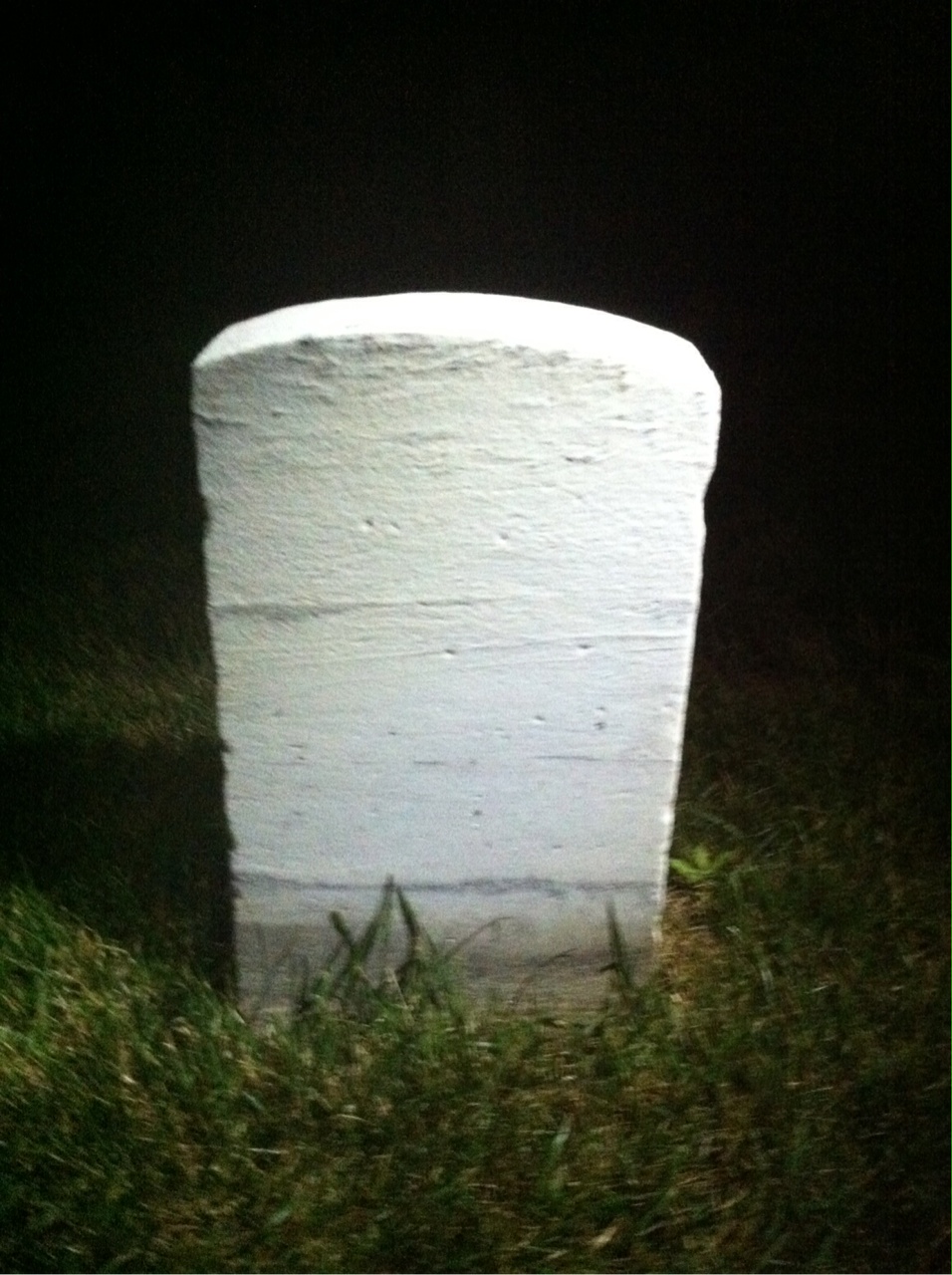 Back of headstone — Charles Allendorph