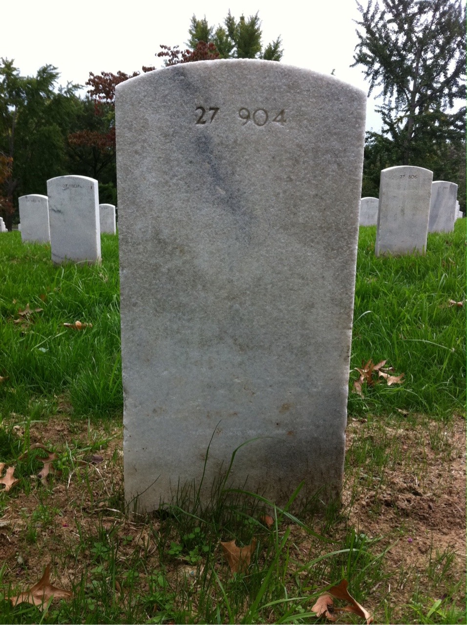 Back of headstone — Philip Baddorf