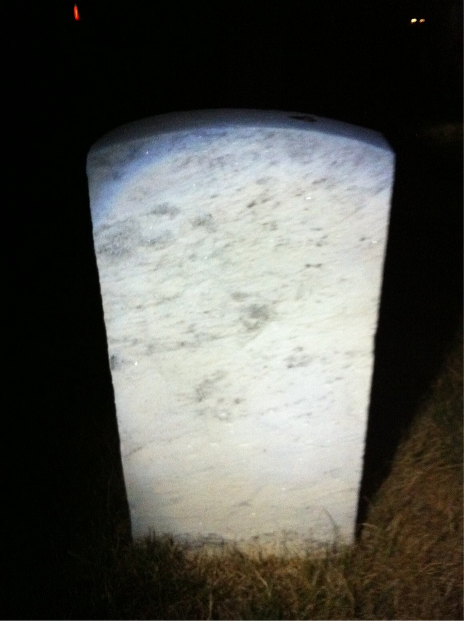 Back of headstone — John Munden