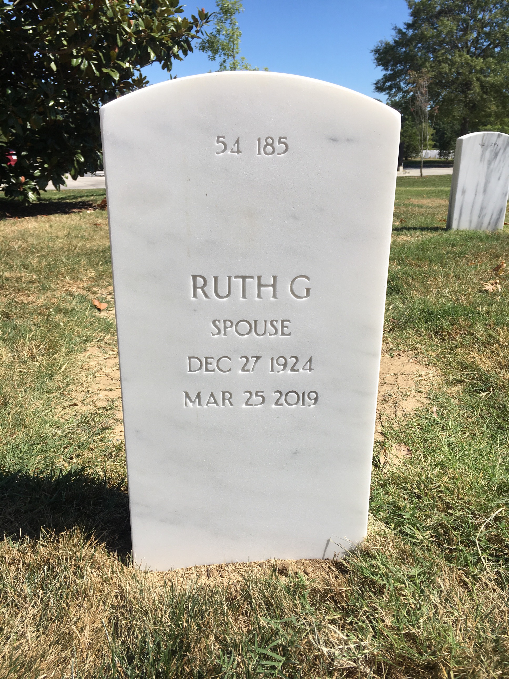 Back of headstone — Andrew Sedlack