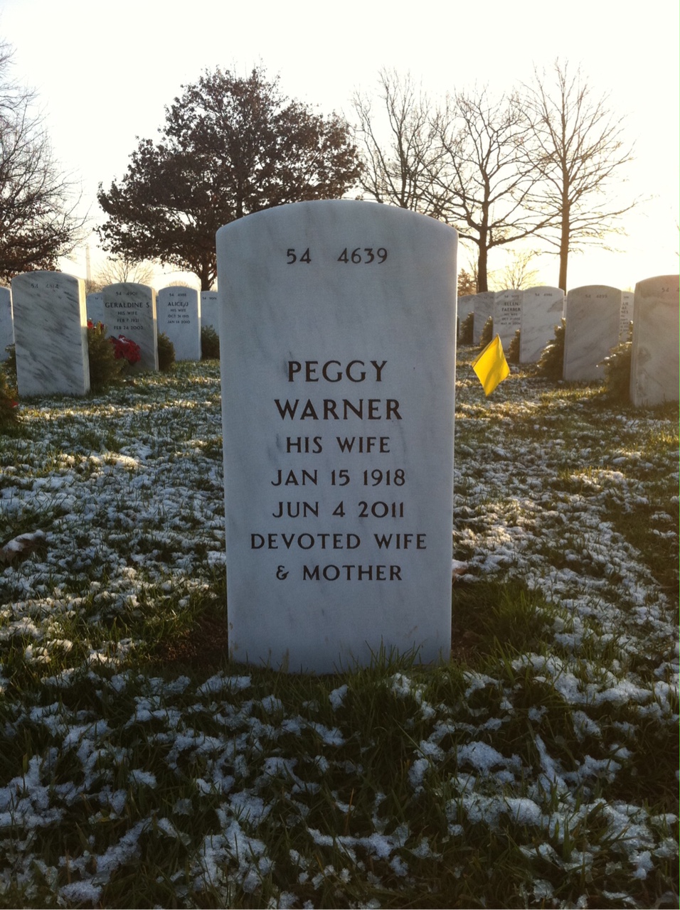 Back of headstone — John Shields