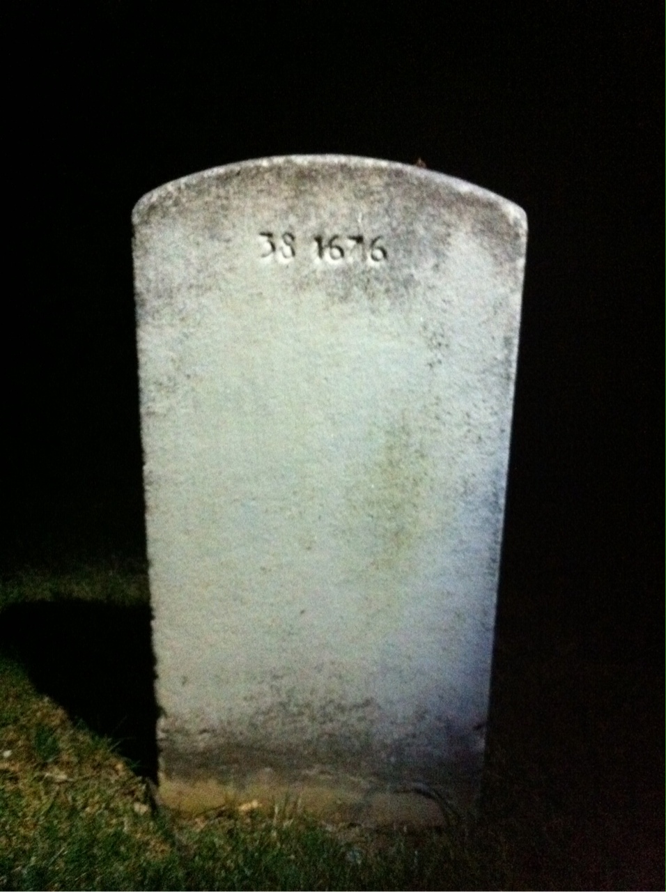 Back of headstone — Thomas A Cassidy