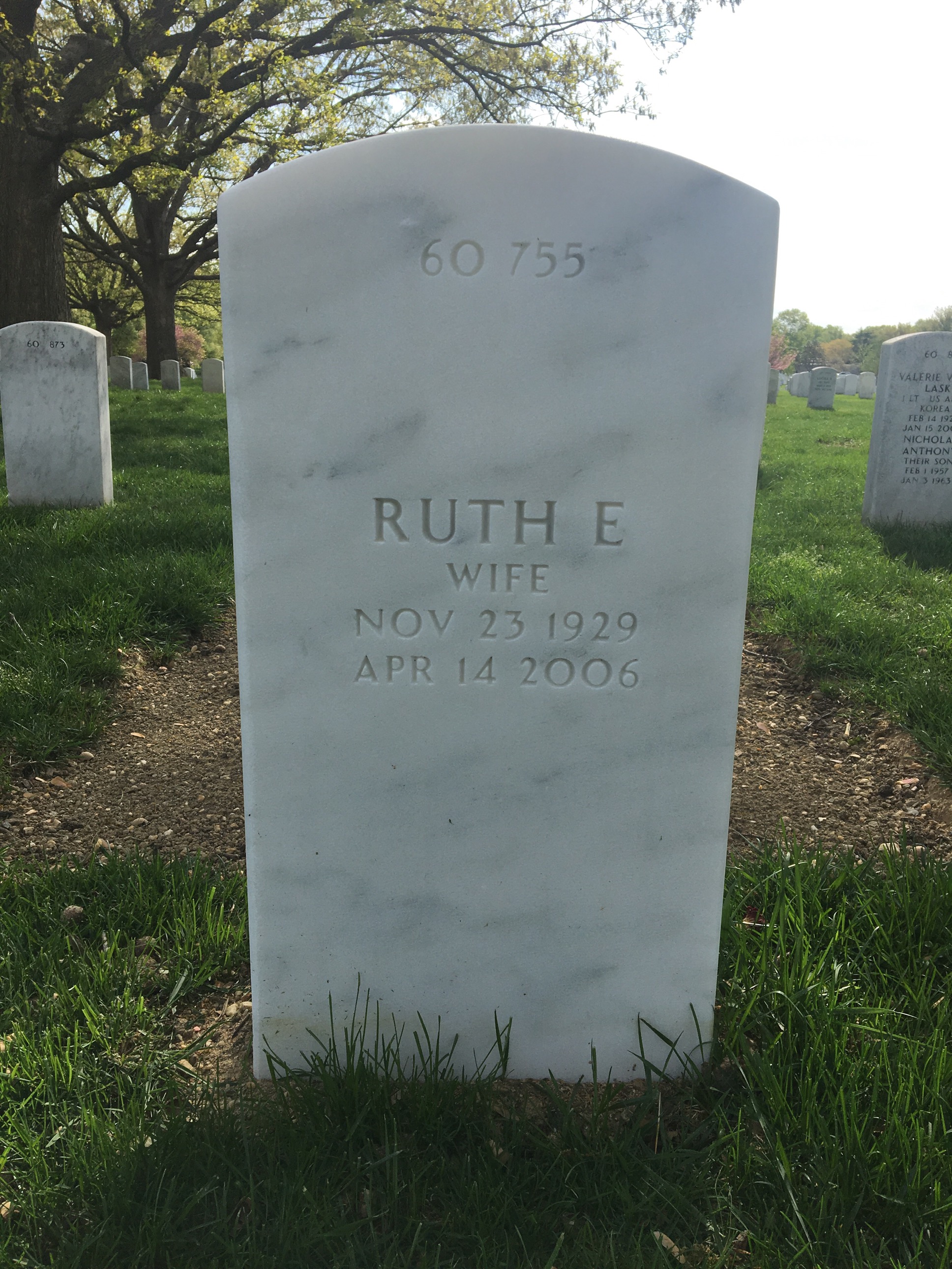 Back of headstone — Orris Gilmore