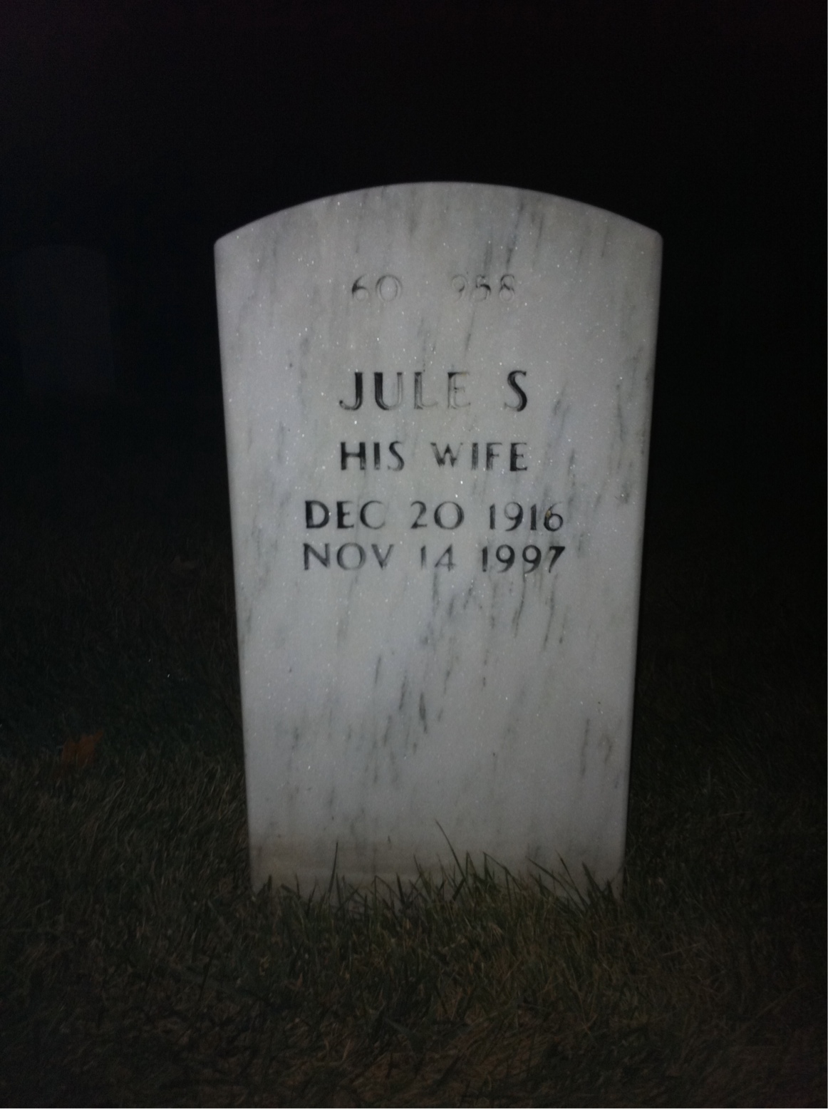 Back of headstone — George Tighe