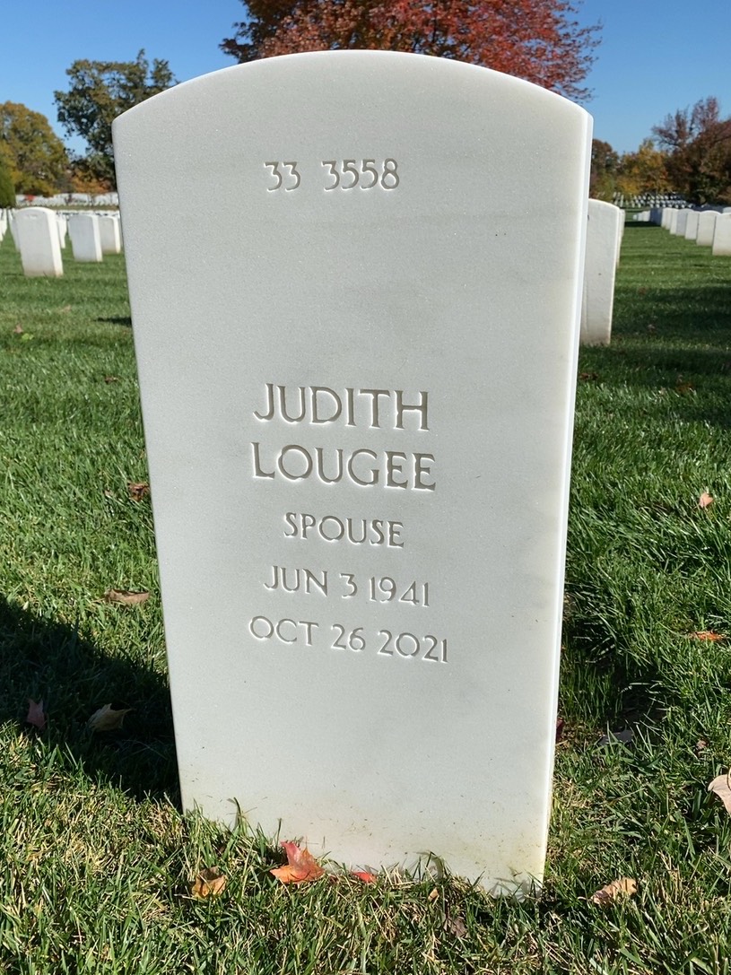 Back of headstone — Gordon White
