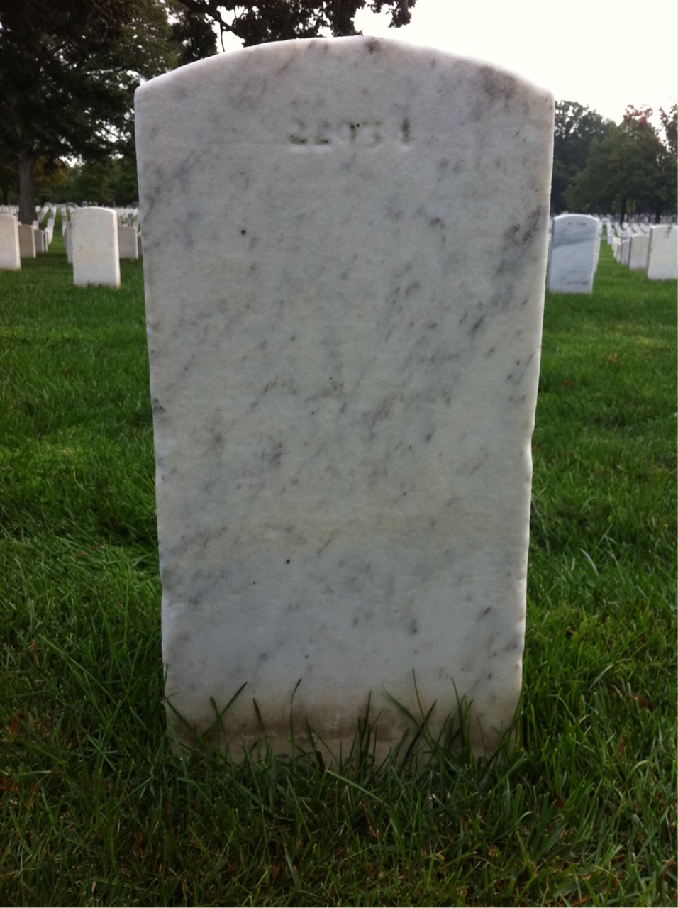 Back of headstone — Patrick Murphy