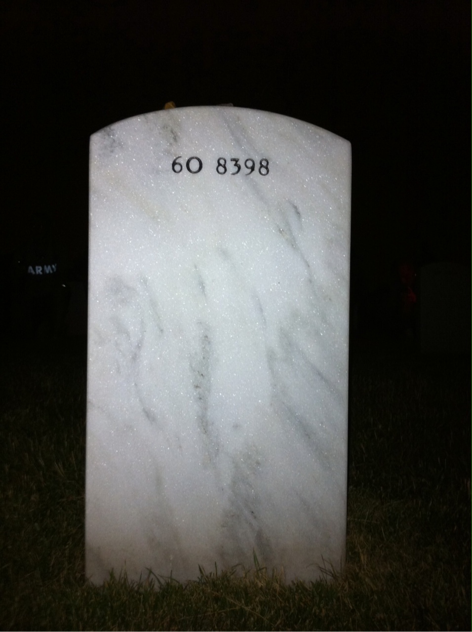 Back of headstone — Nathanael Doring
