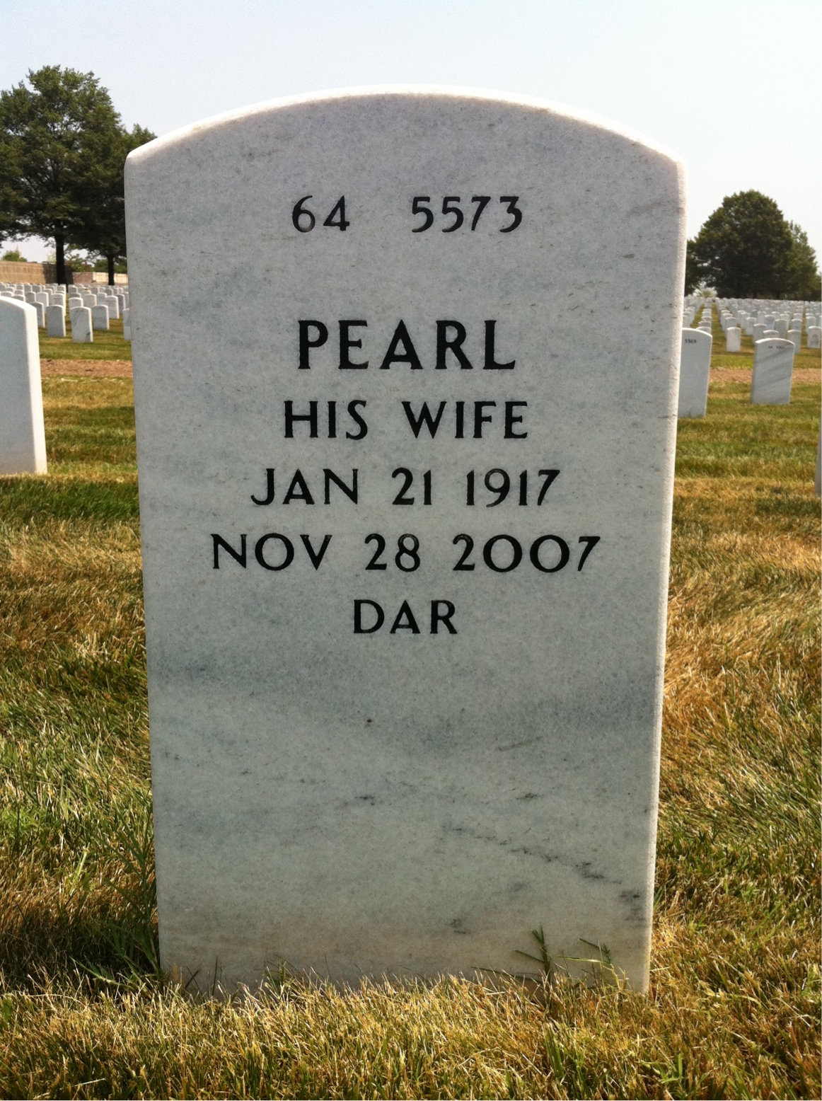 Back of headstone — Robert Craddock