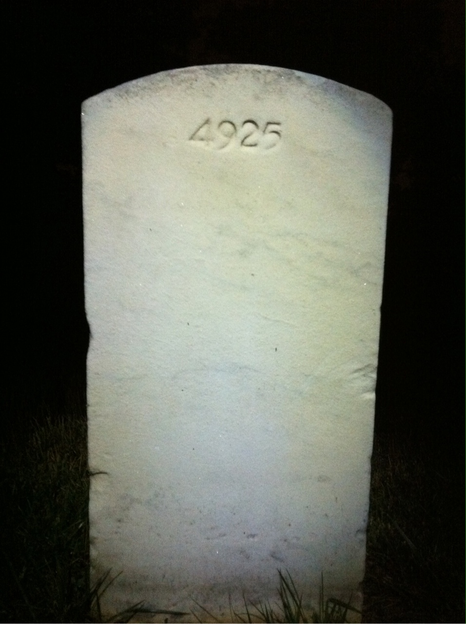 Back of headstone — James Balnaves