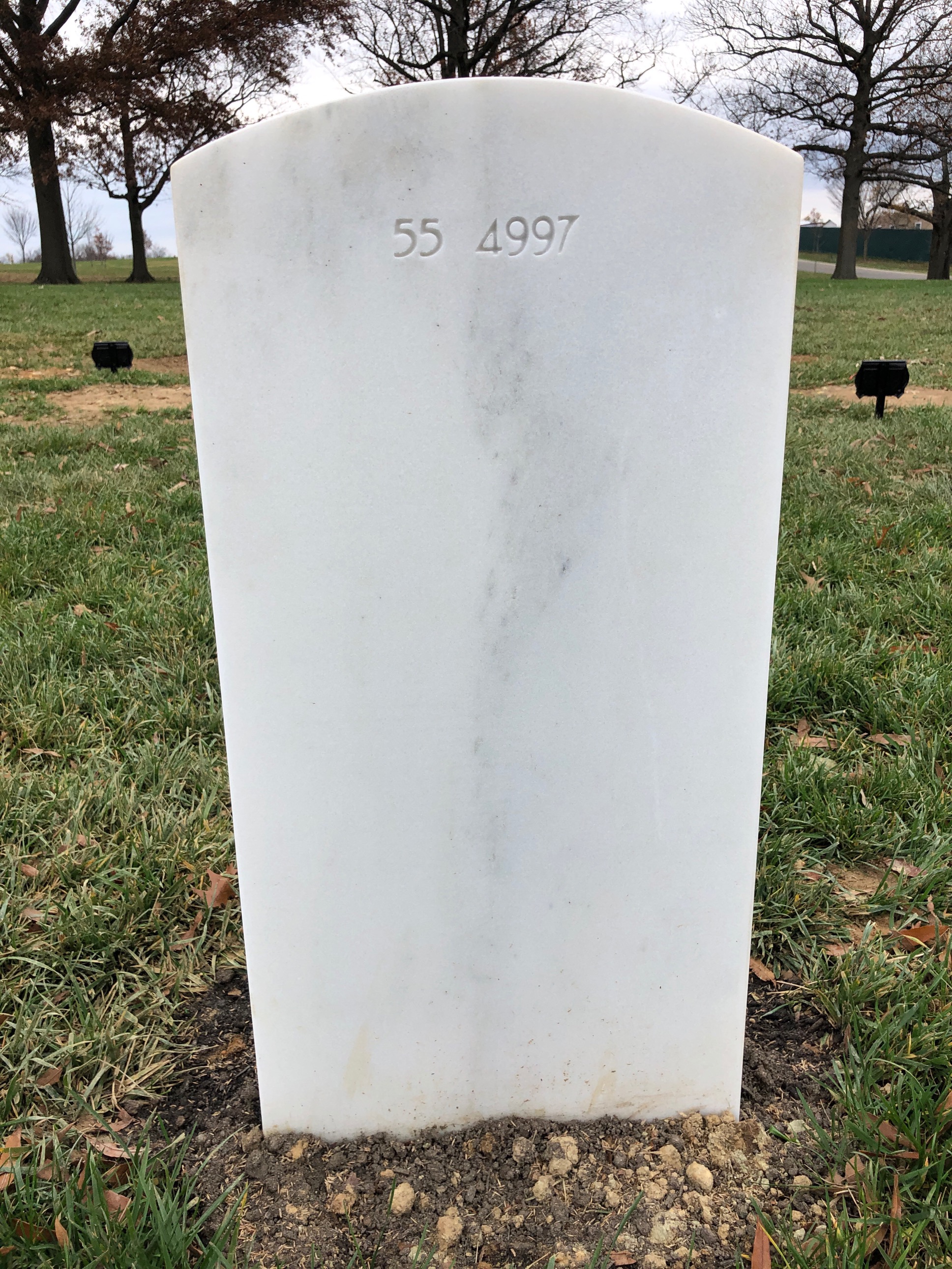 Back of headstone — Roderick Atkinson