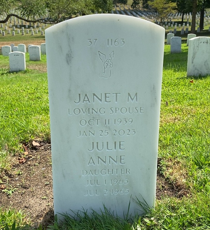 Back of headstone — James Mcardle